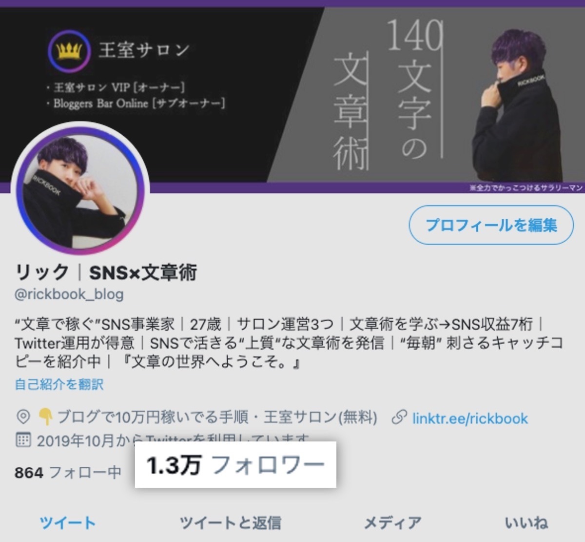 1.Twitter 運用の好実績