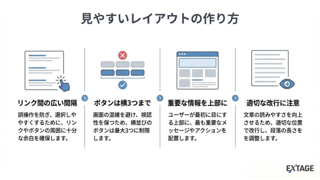 見やすいレイアウトの作り方