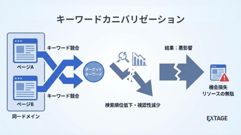 キーワードカニバリゼーション