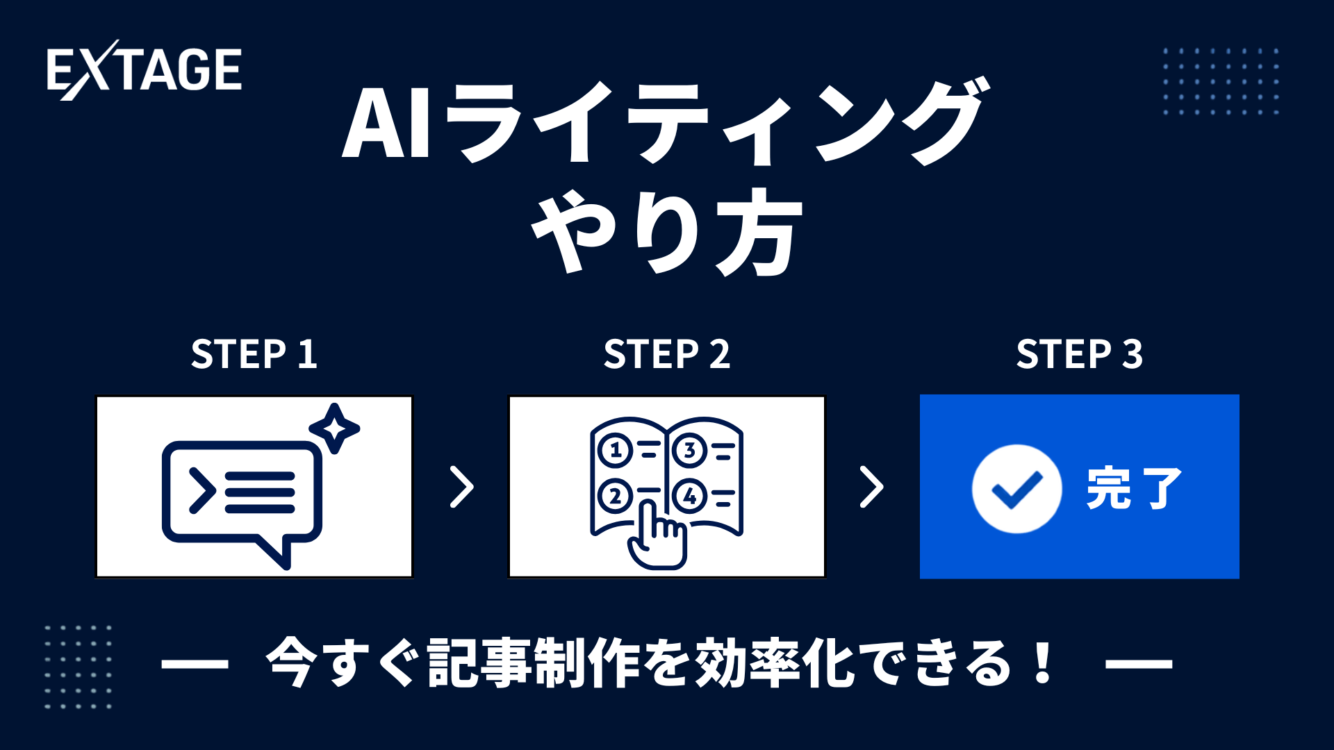 ai ライティング やり方