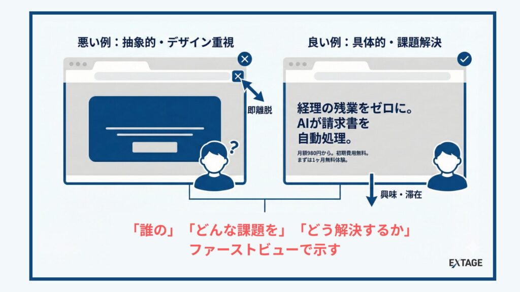 ファーストビューの重要性