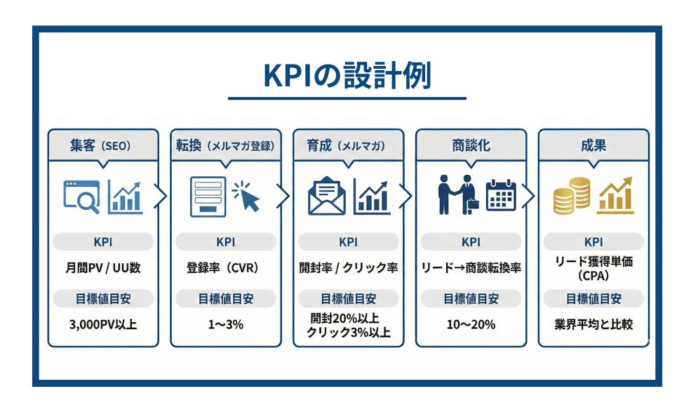 メルマガのKPIの設定事例